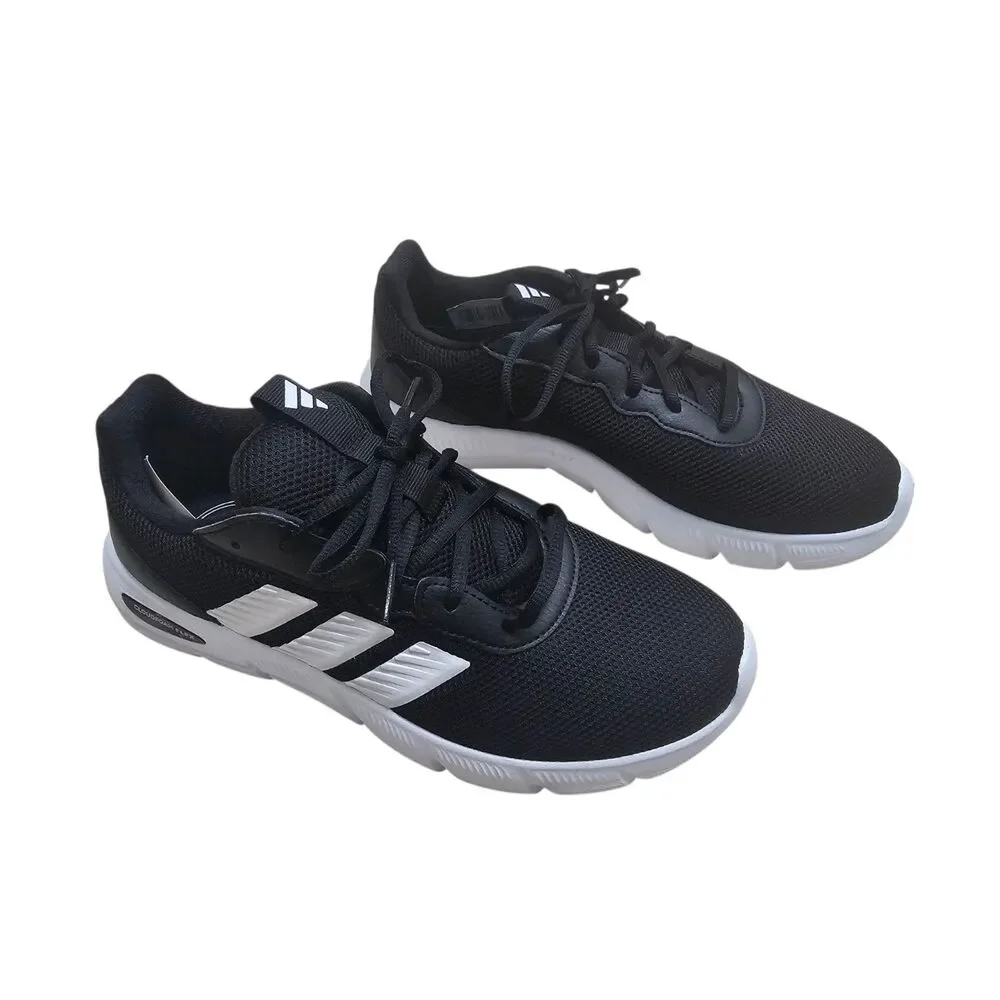 New Adidas Cloudfoam Flex Laces Women's Sneaker Black 8.5